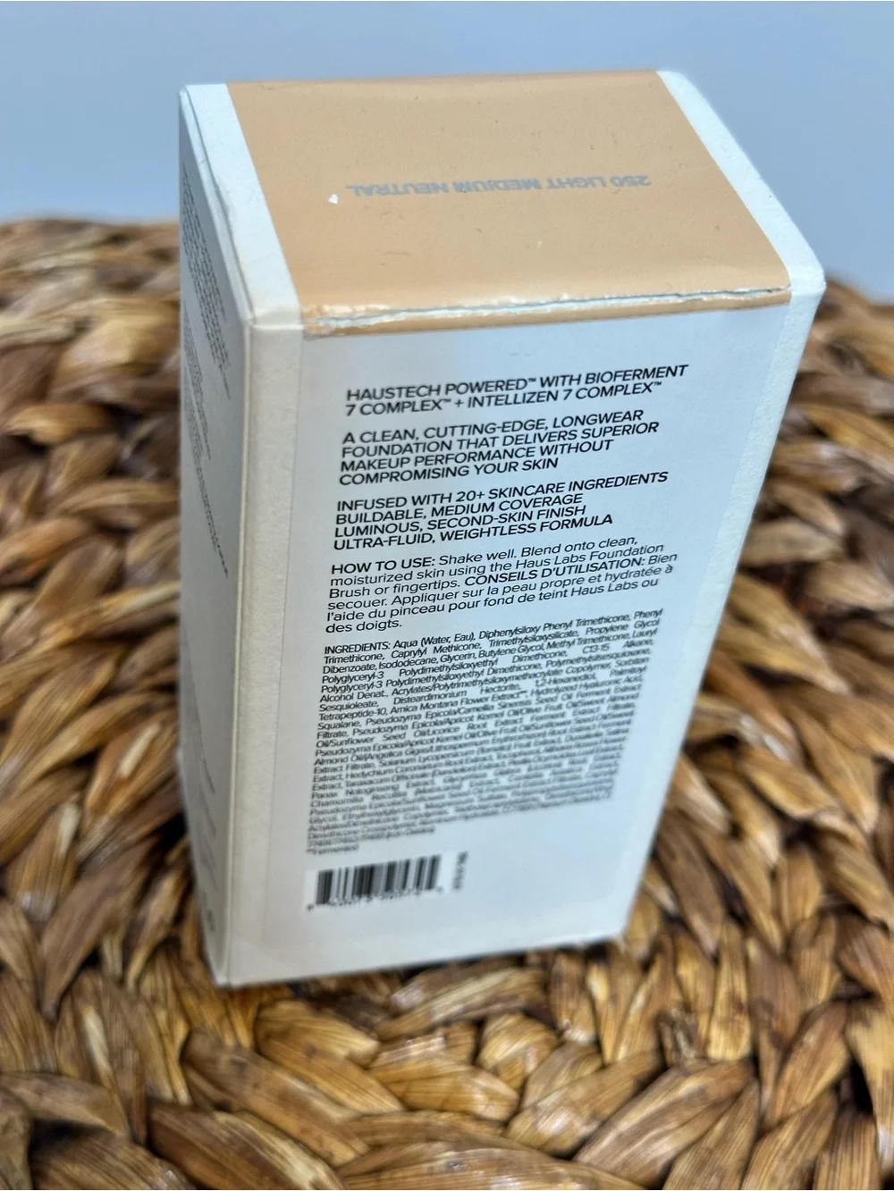 NWT Haus Lab 250 Triclone Skin Tech Foundation Light Medium Neutral